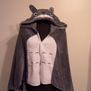 Totoro microfiber hoodie